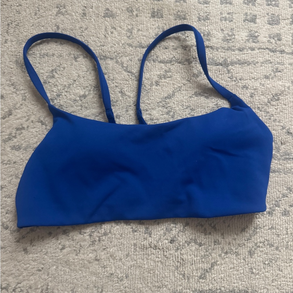 Lululemon Wunder Train Strappy Racer Bra *Light Support, A/B Cup Galactic Cobalt